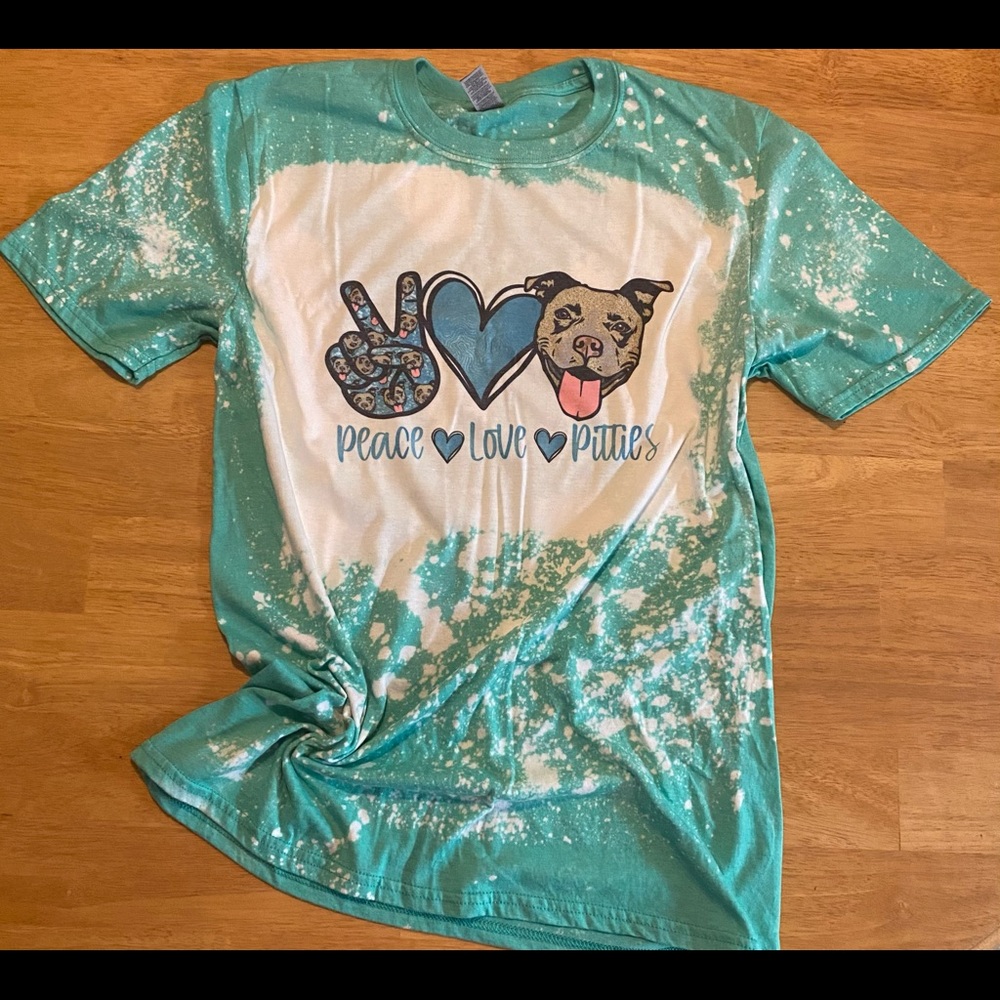 Bleached Tee Shirt, Medium